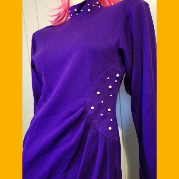Flashy Purple Dress